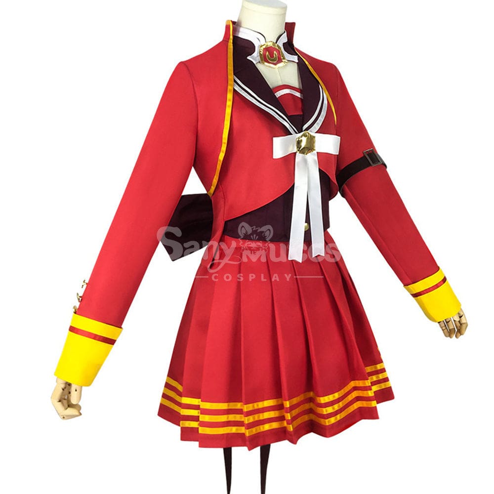 【In Stock】Game Uma Musume Pretty Derby Cosplay Tracy Red Uniform Cosplay Costume Cosplay Costumes