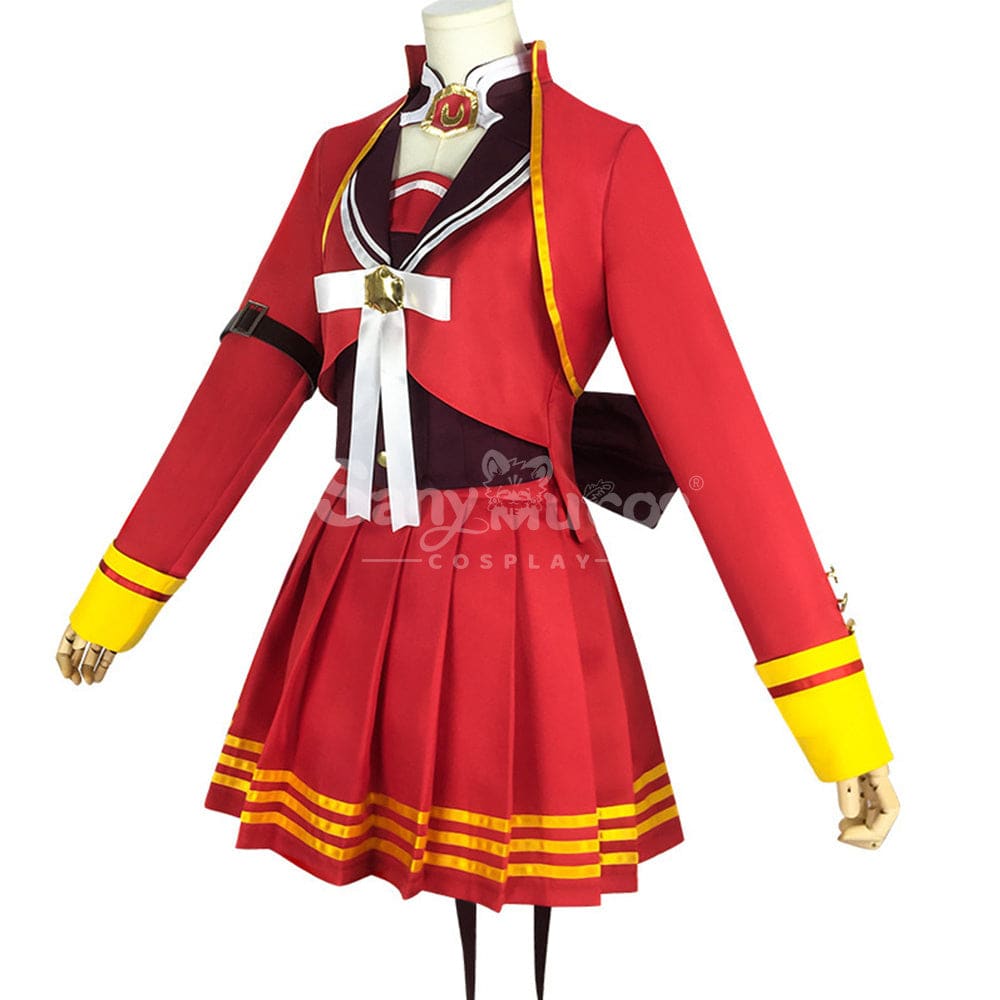 【In Stock】Game Uma Musume Pretty Derby Cosplay Tracy Red Uniform Cosplay Costume Cosplay Costumes