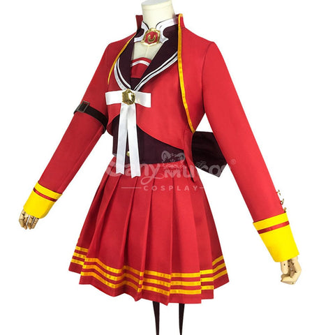 【In Stock】Game Uma Musume Pretty Derby Cosplay Tracy Red Uniform Cosplay Costume Cosplay Costumes