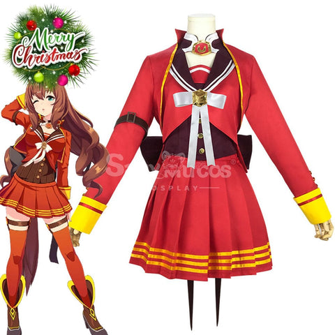 【In Stock】Game Uma Musume Pretty Derby Cosplay Tracy Red Uniform Cosplay Costume Cosplay Costumes