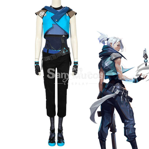 【In Stock】Game Valorant Cosplay Jett Costume Costumes