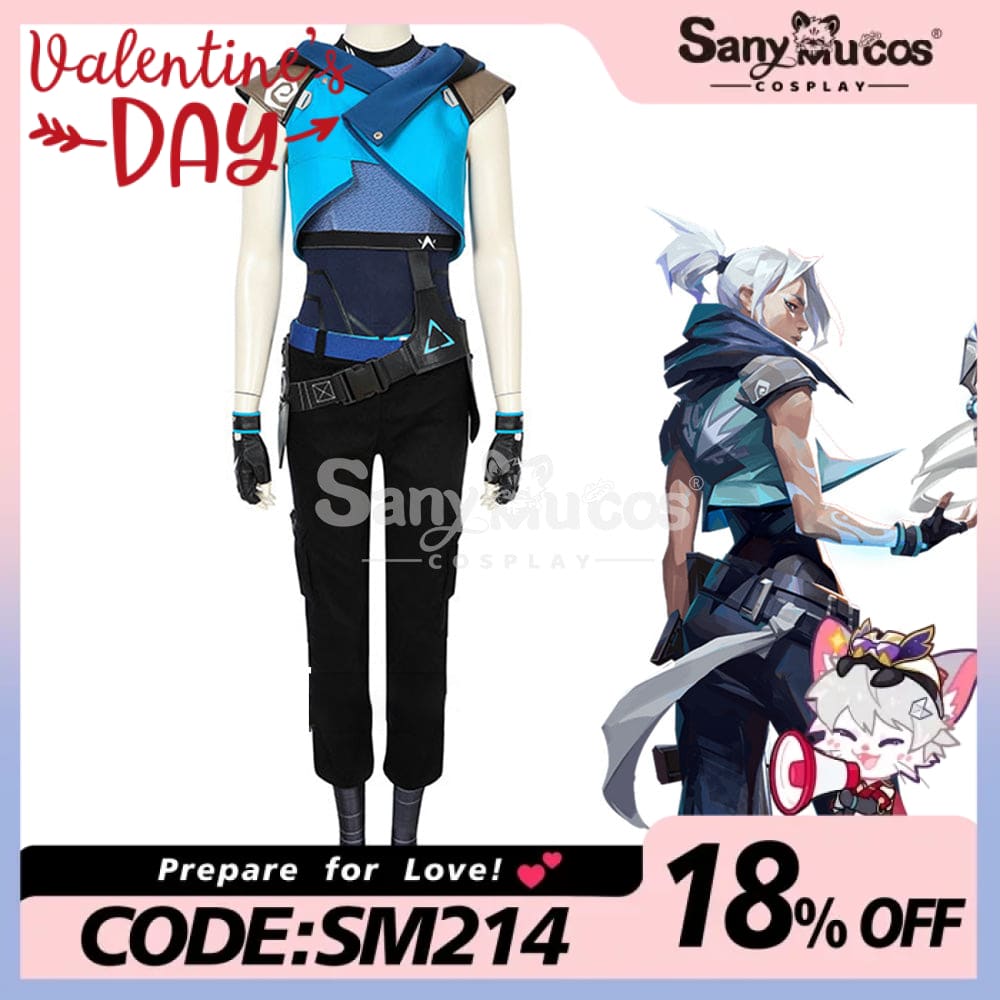 【In Stock】Game Valorant Cosplay Jett Costume Costumes