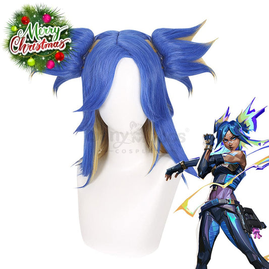 【In Stock】Game Valorant Cosplay Neon Wig Wigs 1000