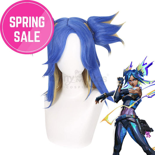 【In Stock】Game Valorant Cosplay Neon Wig Wigs 1000