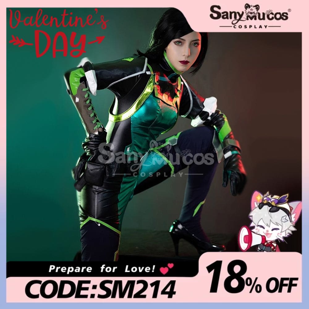 【In Stock】Game Valorant Cosplay Viper Costume Premium Edition Costumes