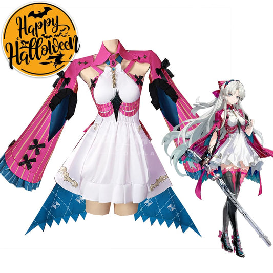 【In Stock】Game Wuthering Waves Cosplay Carlotta Costume Costumes 1000