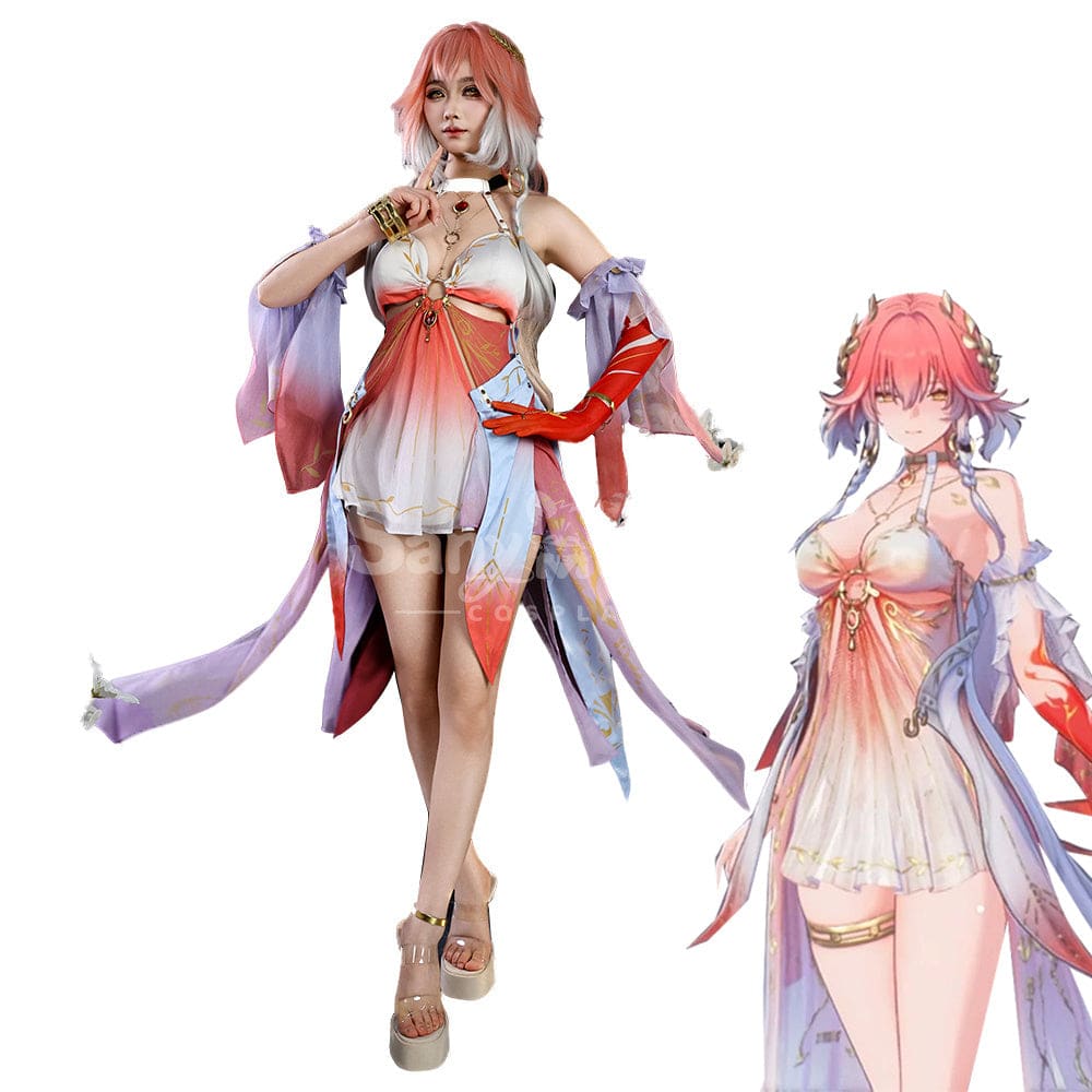 【In Stock】Game Wuthering Waves Cosplay Changli Cosplay Costume Cosplay Costumes