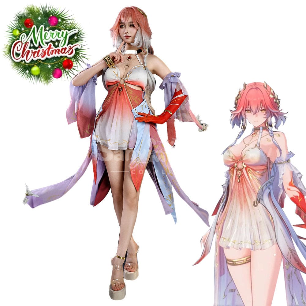 【In Stock】Game Wuthering Waves Cosplay Changli Cosplay Costume Cosplay Costumes