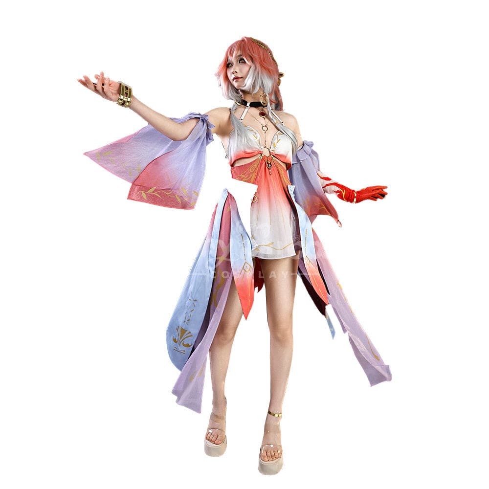 【In Stock】Game Wuthering Waves Cosplay Changli Cosplay Costume Cosplay Costumes