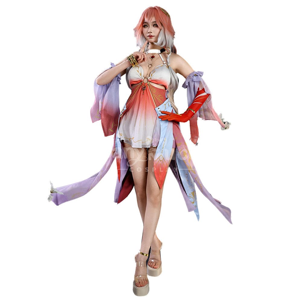【In Stock】Game Wuthering Waves Cosplay Changli Cosplay Costume Cosplay Costumes