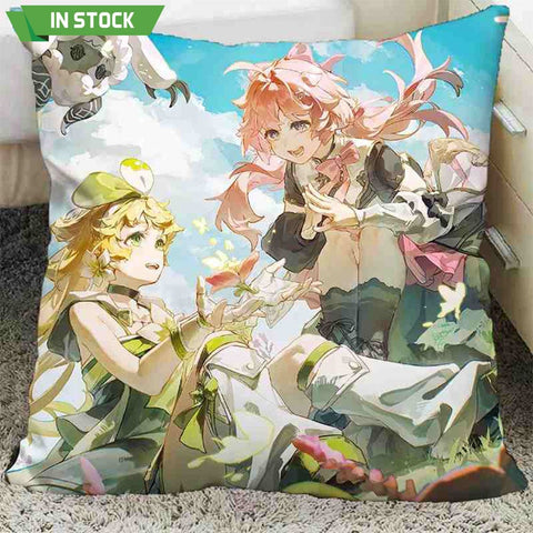 【In Stock】Game Wuthering Waves Cosplay Character Pillow Props 50*50Cm / #10 Prop