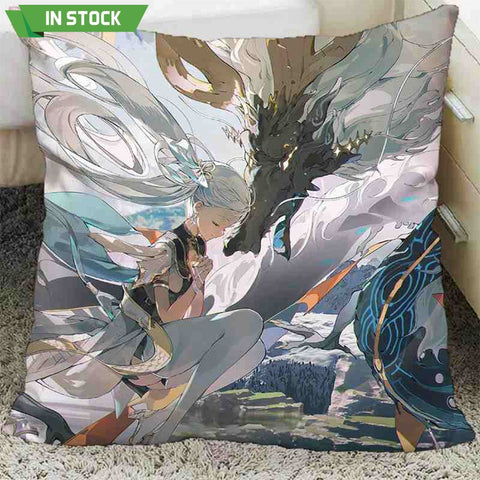 【In Stock】Game Wuthering Waves Cosplay Character Pillow Props 50*50Cm / #3 Prop