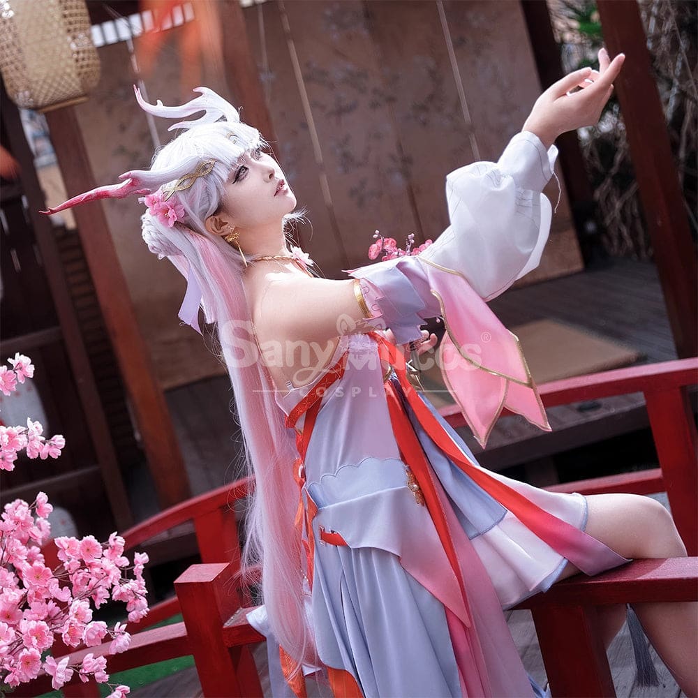 【In Stock】Game Wuthering Waves Cosplay Peach Blossom Radiance Costume Cosplay Costumes