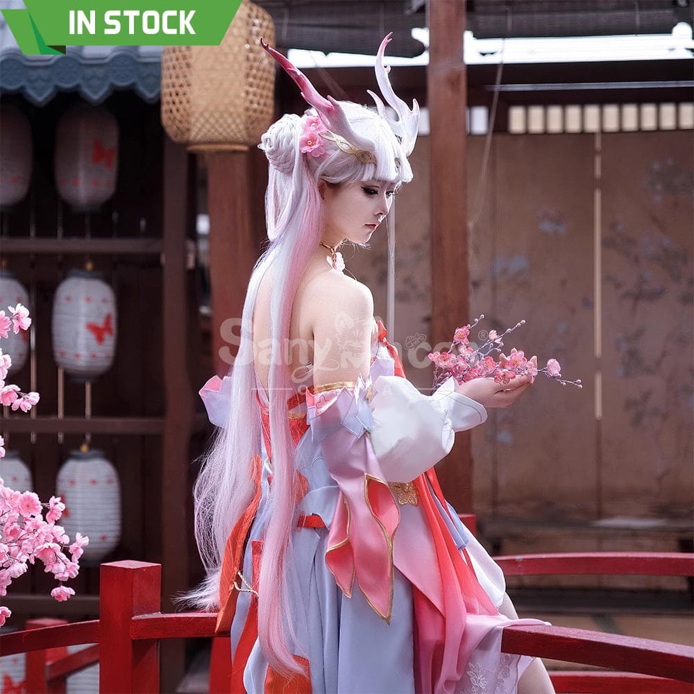 【In Stock】Game Wuthering Waves Cosplay Peach Blossom Radiance Costume Cosplay Costumes