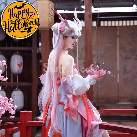 【In Stock】Game Wuthering Waves Cosplay Peach Blossom Radiance Costume Cosplay Costumes