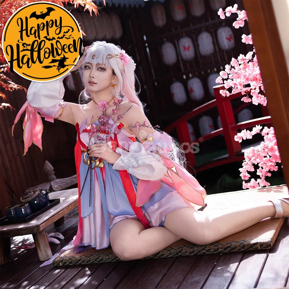 【In Stock】Game Wuthering Waves Cosplay Peach Blossom Radiance Costume Cosplay Costumes