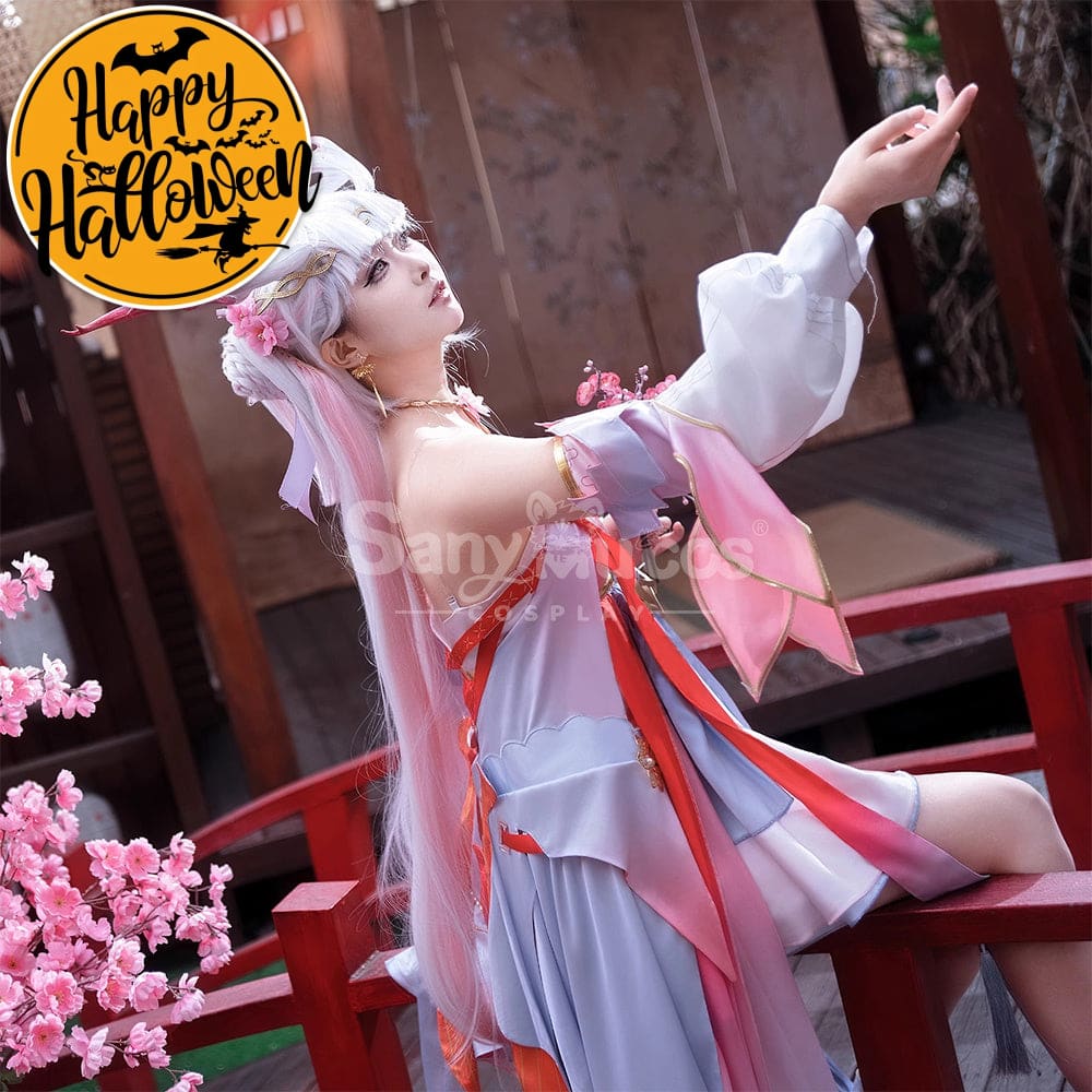 【In Stock】Game Wuthering Waves Cosplay Peach Blossom Radiance Costume Cosplay Costumes
