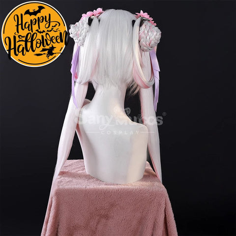 【In Stock】Game Wuthering Waves Cosplay Peach Blossom Radiance Cosplay Wig Cosplay Wigs