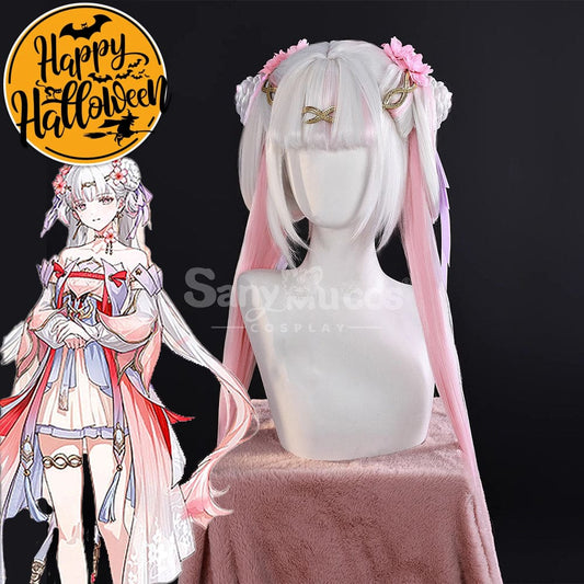 【In Stock】Game Wuthering Waves Cosplay Peach Blossom Radiance Cosplay Wig Cosplay Wigs 1000