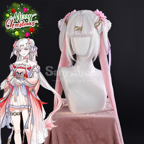 【In Stock】Game Wuthering Waves Cosplay Peach Blossom Radiance Cosplay Wig Cosplay Wigs