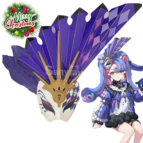 【In Stock】Game Wuthering Waves Cosplay Roccia Mask Cosplay Props Cosplay Prop