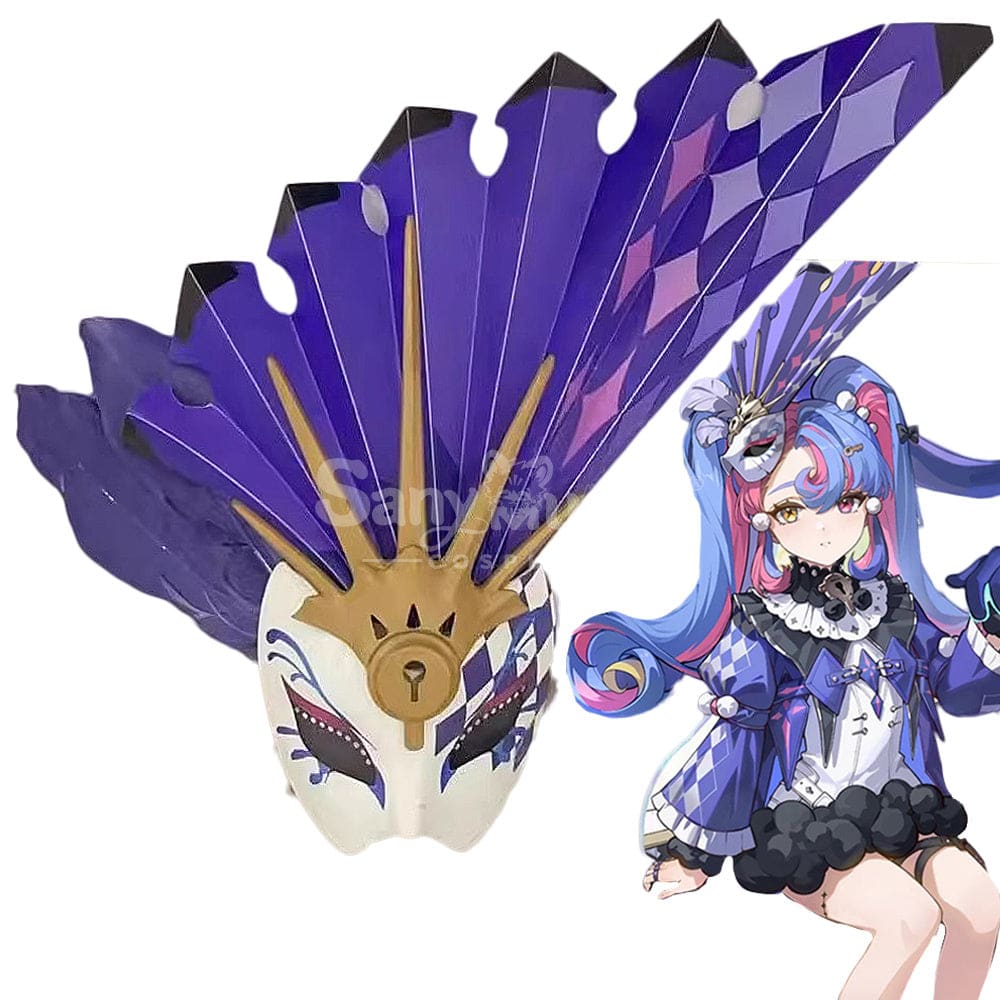 【In Stock】Game Wuthering Waves Cosplay Roccia Mask Cosplay Props Cosplay Prop