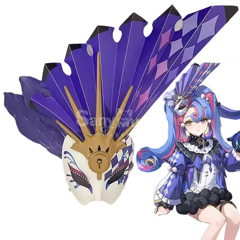 【In Stock】Game Wuthering Waves Cosplay Roccia Mask Cosplay Props Cosplay Prop