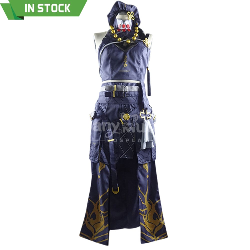 【In Stock】Game Wuthering Waves Cosplay Sanhua Costume Costumes