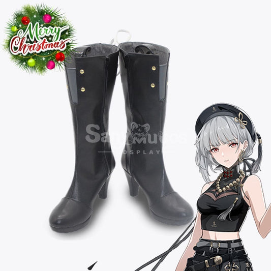 【In Stock】Game Wuthering Waves Cosplay Sanhua Shoes Boots 1000