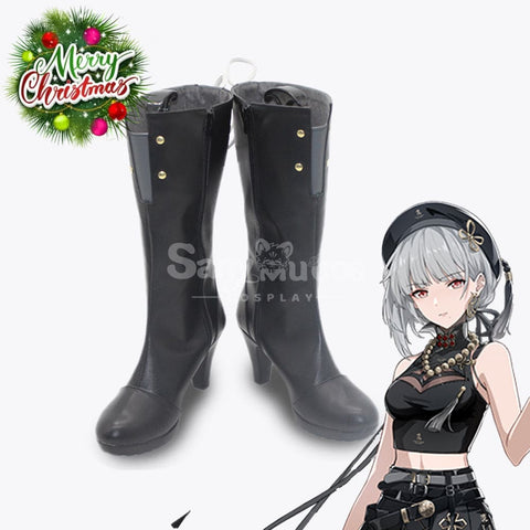 【In Stock】Game Wuthering Waves Cosplay Sanhua Shoes Boots
