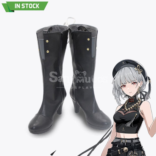 【In Stock】Game Wuthering Waves Cosplay Sanhua Shoes Boots 1000