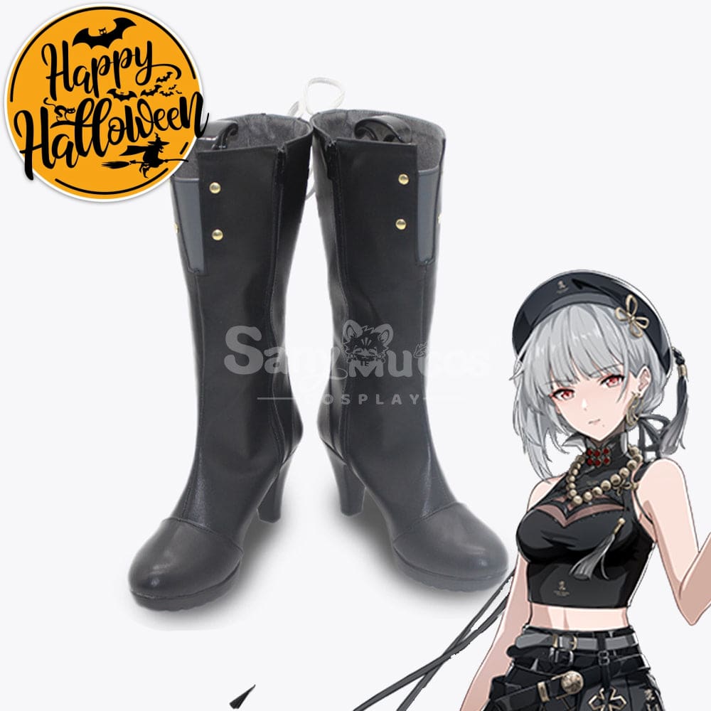 【In Stock】Game Wuthering Waves Cosplay Sanhua Shoes Boots