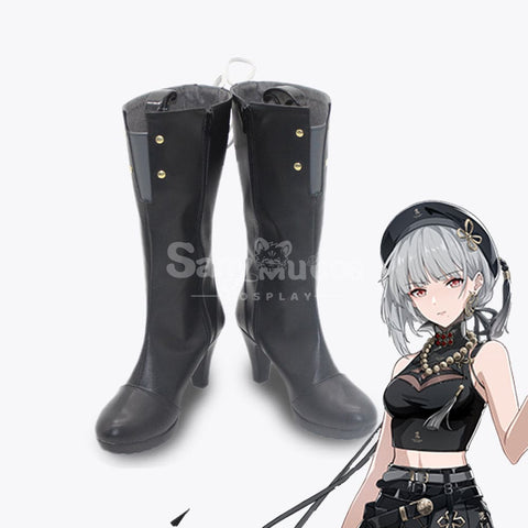 【In Stock】Game Wuthering Waves Cosplay Sanhua Shoes Boots