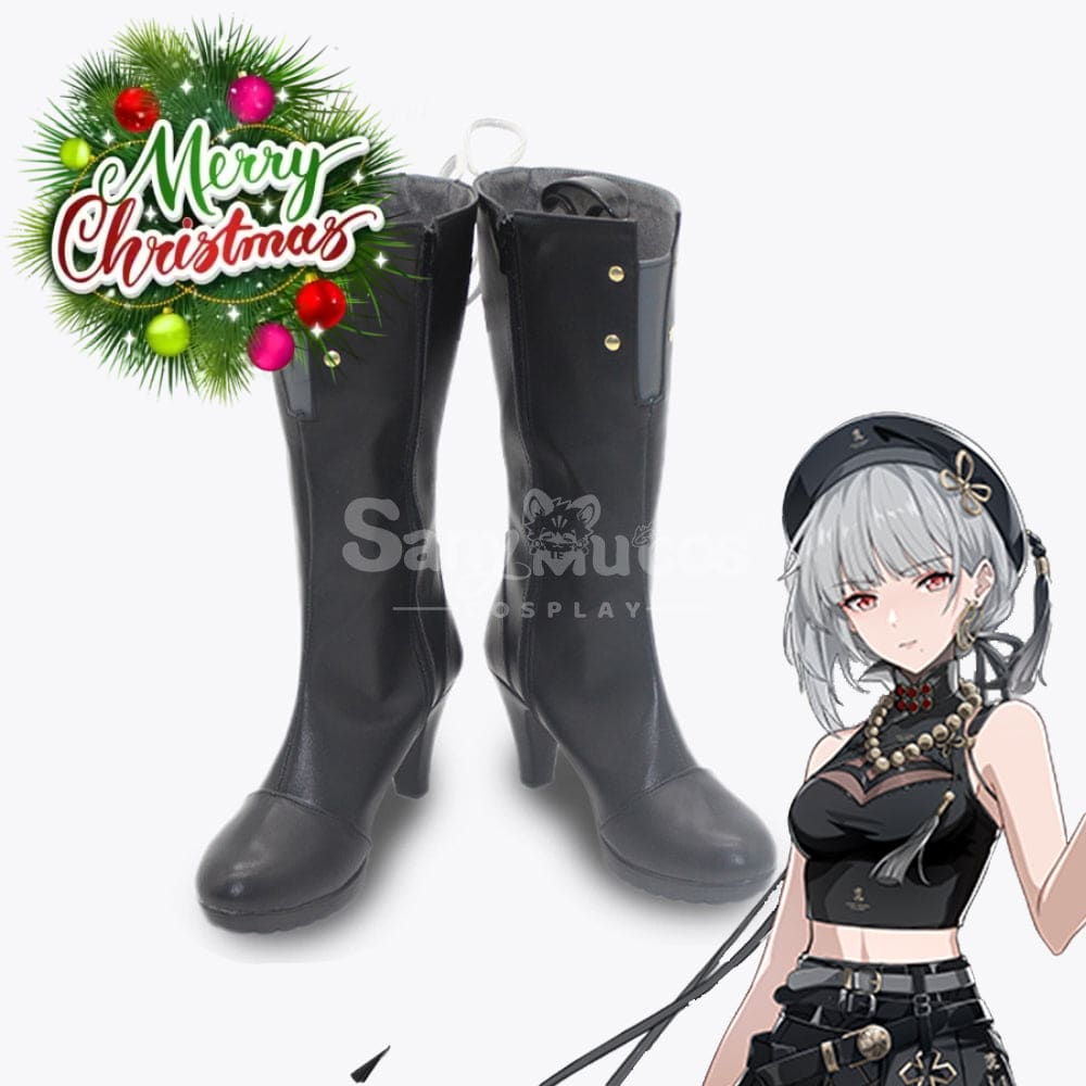 【In Stock】Game Wuthering Waves Cosplay Sanhua Shoes Boots