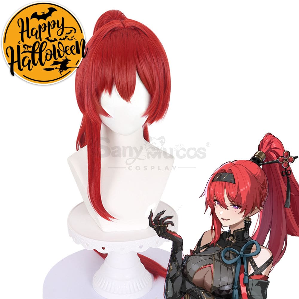【In Stock】Game Wuthering Waves Cosplay Yinlin Ponytail Wig Wigs