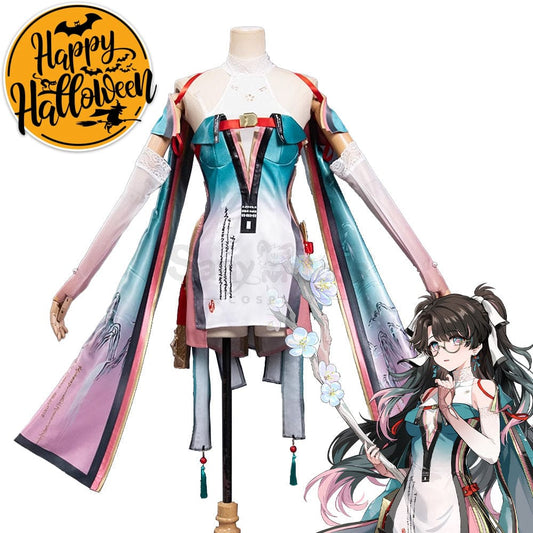 【In Stock】Game Wuthering Waves Cosplay Zhezhi Costume Costumes 1000