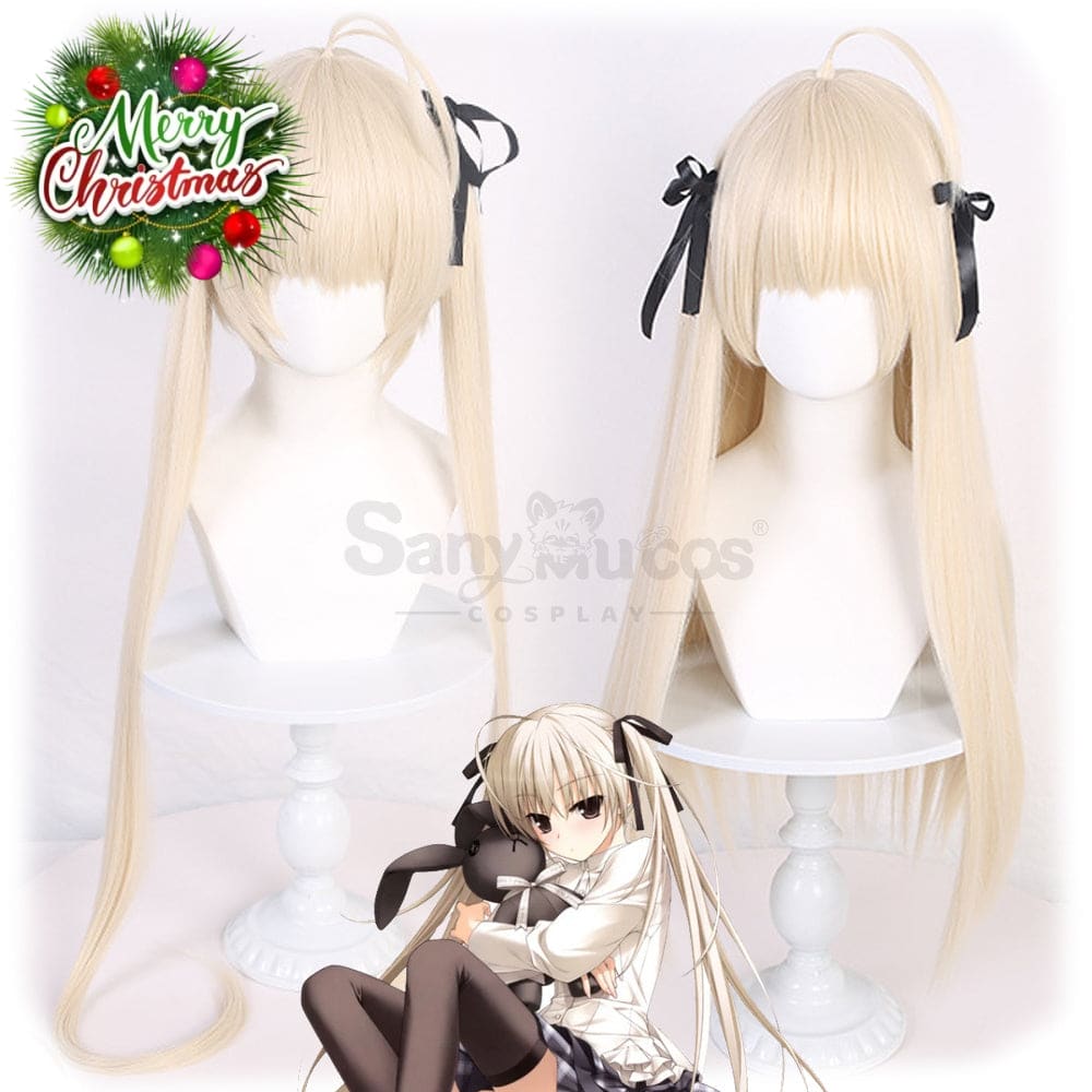【In Stock】Game Yosuga No Sora Cosplay Kasugano Double Ponytail Wig Wigs