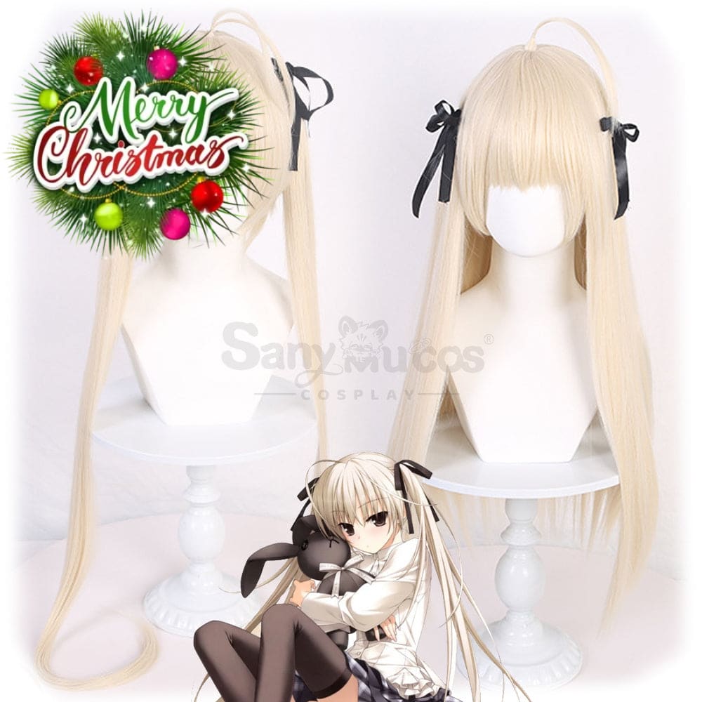 【In Stock】Game Yosuga No Sora Cosplay Kasugano Double Ponytail Wig Wigs