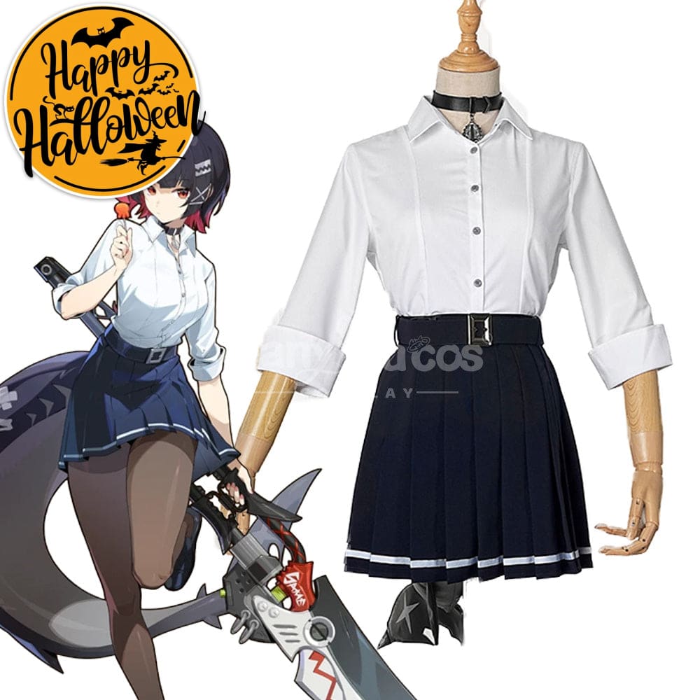 【In Stock】Game Zenless Zone Zero Cosplay Belle School Uniform Cosplay Costume Plus Size Cosplay Costumes