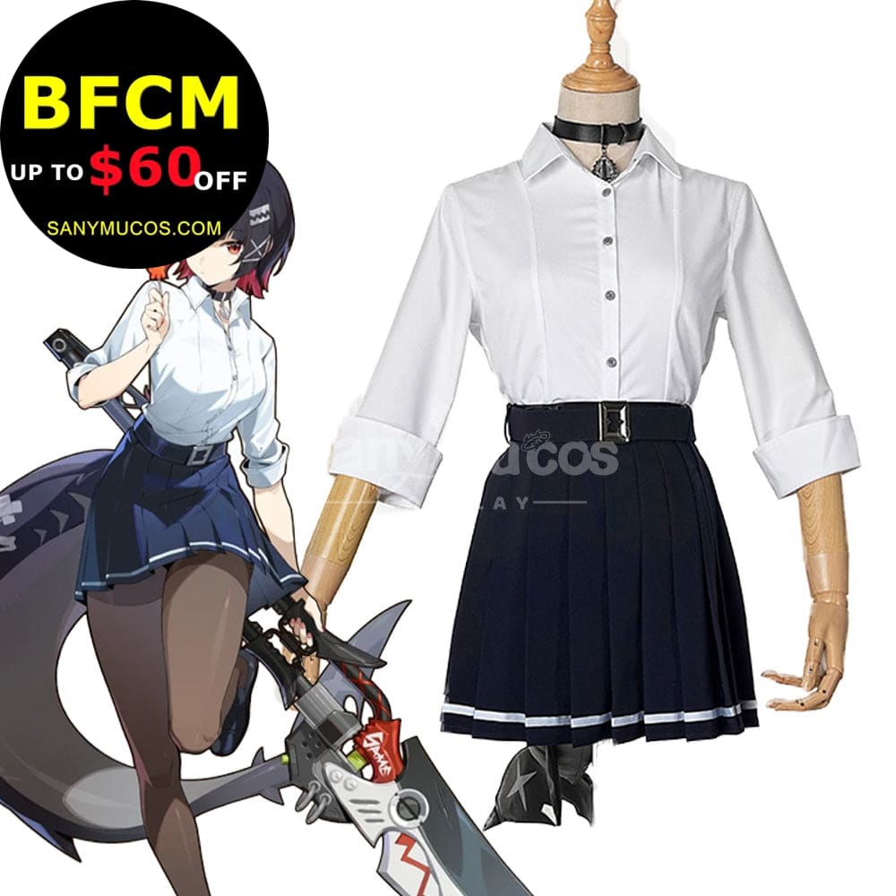 【In Stock】Game Zenless Zone Zero Cosplay Belle School Uniform Cosplay Costume Plus Size Cosplay Costumes