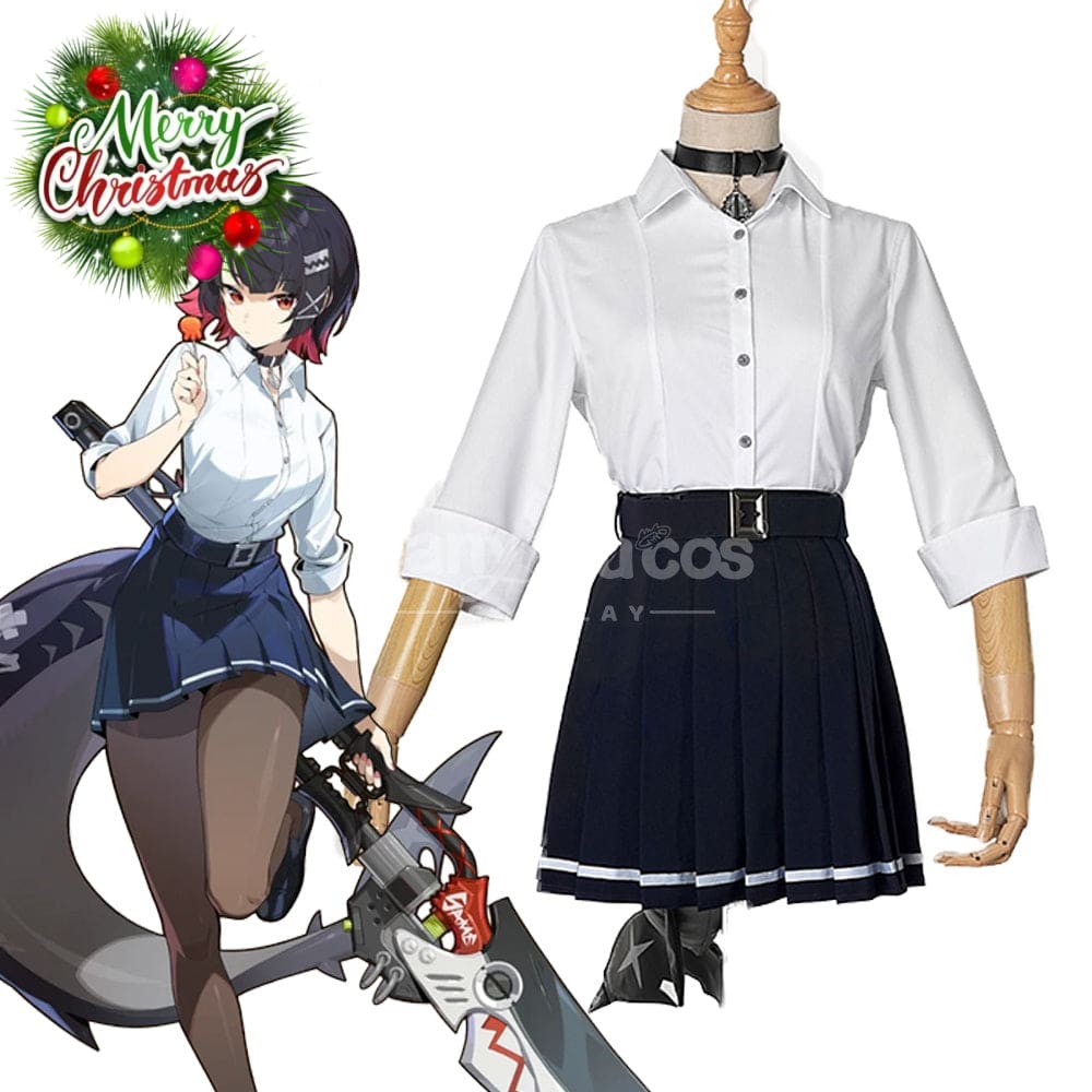 【In Stock】Game Zenless Zone Zero Cosplay Belle School Uniform Cosplay Costume Plus Size Cosplay Costumes