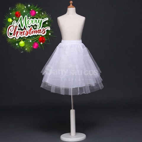 【In Stock】General Lolita Dress Petticoat Pannier Crinoline Bustle Cosplay Accessory Propp White