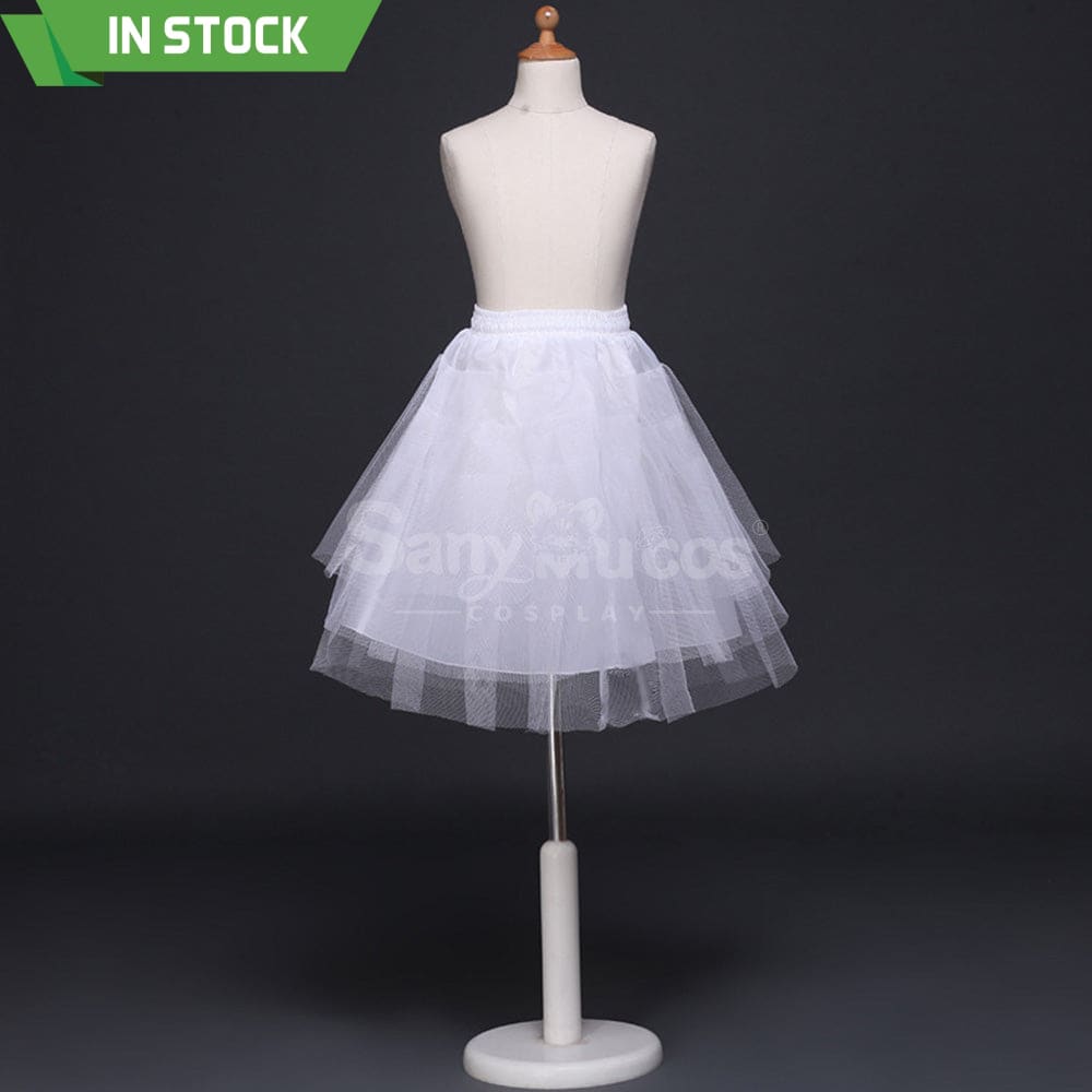 【In Stock】General Lolita Dress Petticoat Pannier Crinoline Bustle Cosplay Accessory Propp White