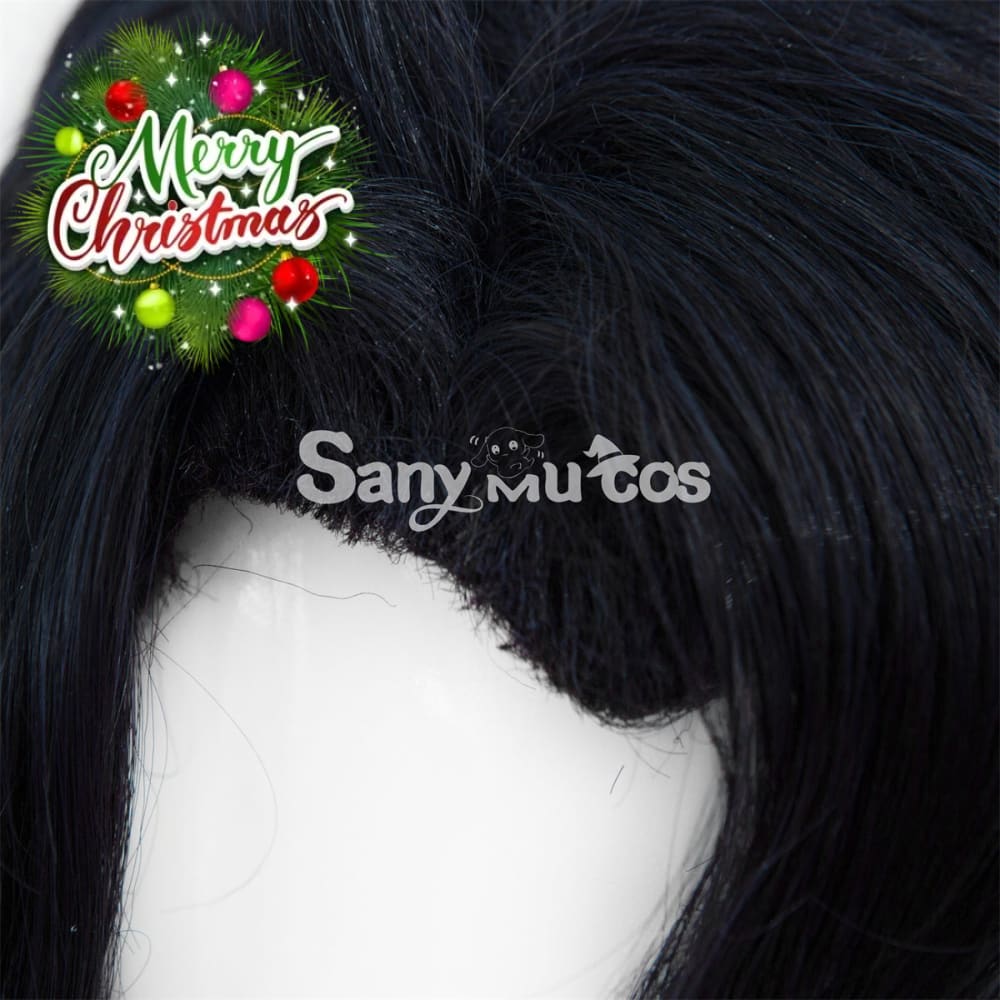 Genshin Impact Pantalone Cosplay Wig Navy Blue Wig