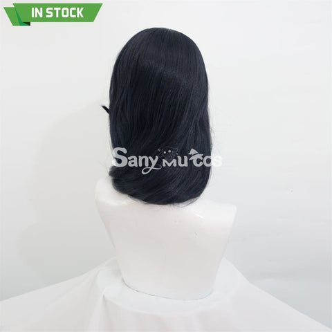 Genshin Impact Pantalone Cosplay Wig Navy Blue Wig