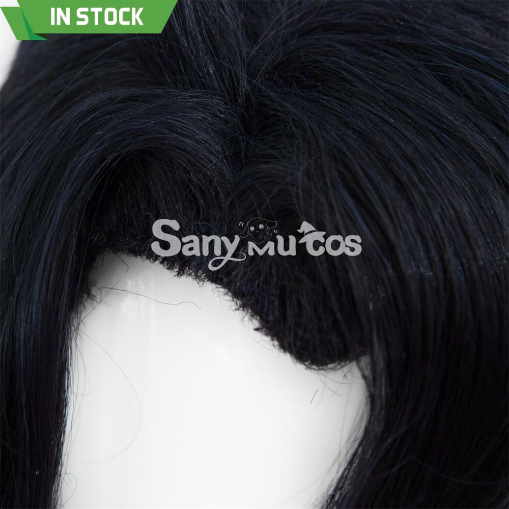 Genshin Impact Pantalone Cosplay Wig Navy Blue Wig