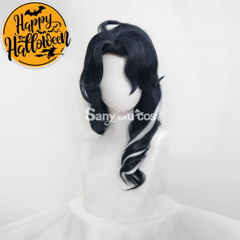 Genshin Impact Pantalone Cosplay Wig Navy Blue Wig