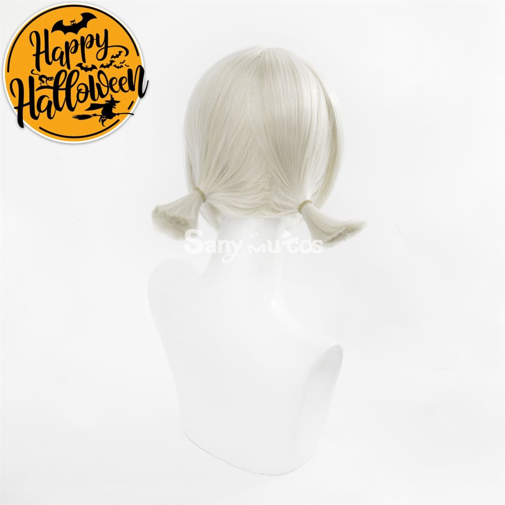 Genshin Impact Sayu Cosplay Wig Light Beige Wig