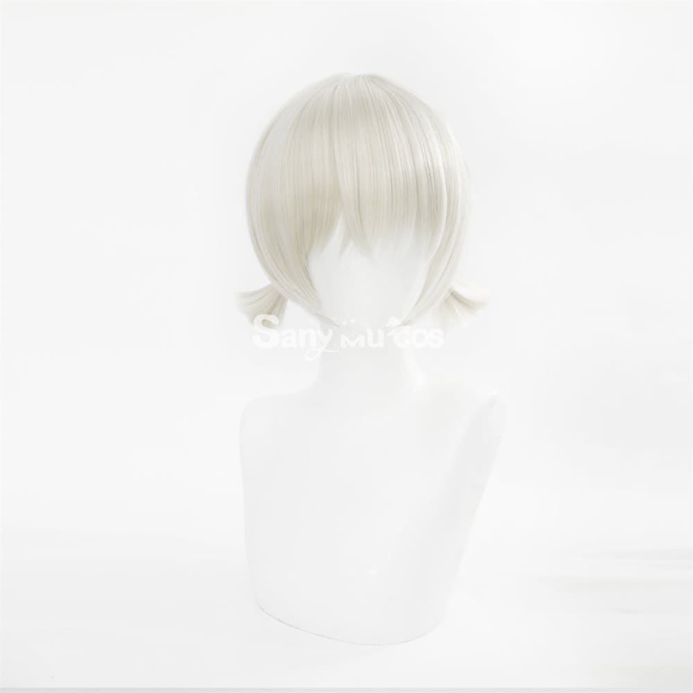 Genshin Impact Sayu Cosplay Wig Light Beige Wig