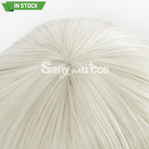 Genshin Impact Sayu Cosplay Wig Light Beige Wig